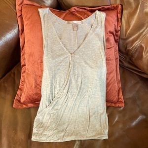 XXI - gray drape tank